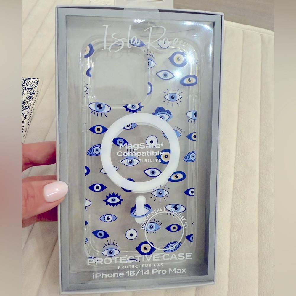 Isla RAE evil eye iPhone case.